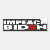 Impeach Biden Anti Joe Biden Bumpersticker (Voorkant)