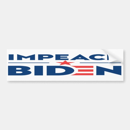Impeach Biden Anti Joe Biden Bumpersticker (Voorkant)