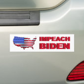 Impeach Biden Bumpersticker (Op auto)