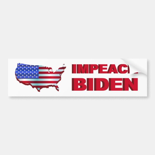 Impeach Biden Bumpersticker (Voorkant)