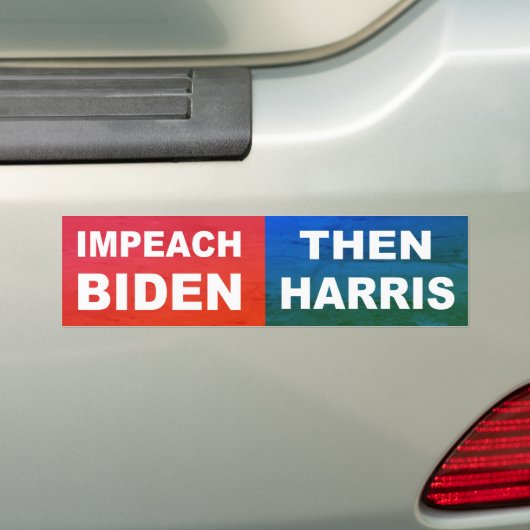 Impeach Biden en Harris Bumpersticker (Op auto)