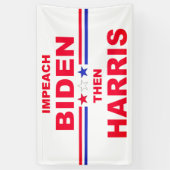 Impeach Biden en Harris Spandoek (Verticaal)