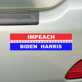 Impeach Biden Harris Bumpersticker (Op auto)
