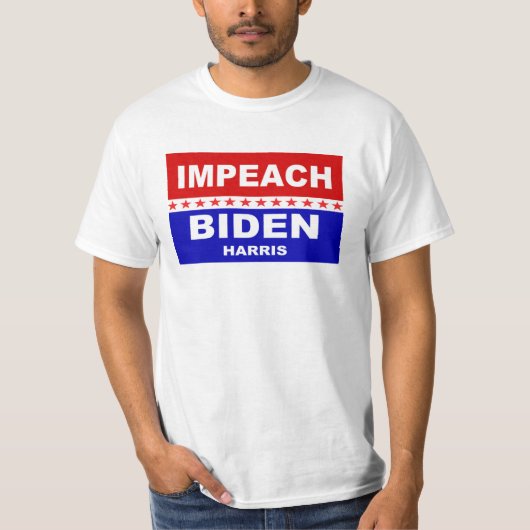 Impeach Biden Harris T-shirt (Voorkant)