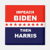 Impeach Biden Than Harris Magneet (Voorkant)
