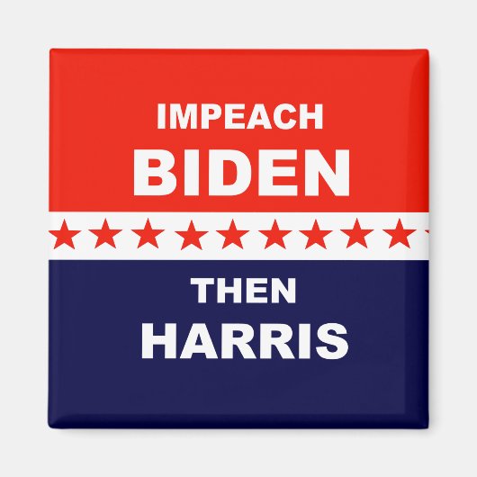 Impeach Biden Than Harris Magneet (Voorkant)