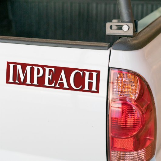 Impeach! Bumpersticker (Op Truck)