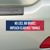 Impeach Clarence Thomas Supreme Court Justice Bumpersticker (Op auto)