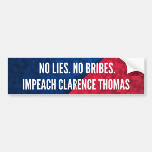 Impeach Clarence Thomas Supreme Court Justice Bumpersticker