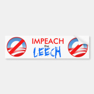 IMPEACH DE LEECH BUMPERSTICKER