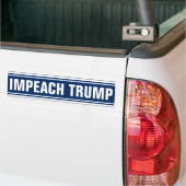 Impeach Donald Trump 2020 Anti President Bumpersticker (Op Truck)