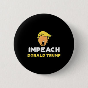 Impeach Donald Trump - Niet mijn President Grappig Ronde Button 5,7 Cm
