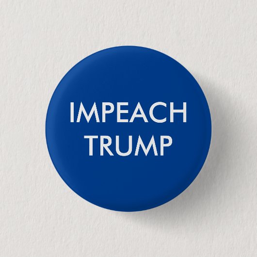 Impeach Donald Trump Pinback Button (Voorkant)