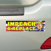 Impeach en vervang bumpersticker (Op auto)