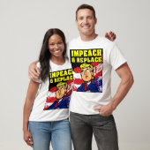 Impeach en vervang t-shirt (Unisex)