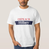 Impeach Hillary T-shirt (Voorkant)