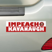 Impeach Kavanaugh Bumpersticker (Op auto)