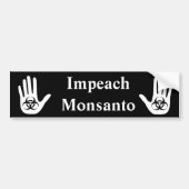 Impeach Monsanto Bumpersticker (Voorkant)