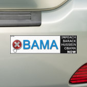Impeach Obama Bumpersticker (Op auto)