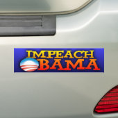 Impeach Obama Bumpersticker (Op auto)