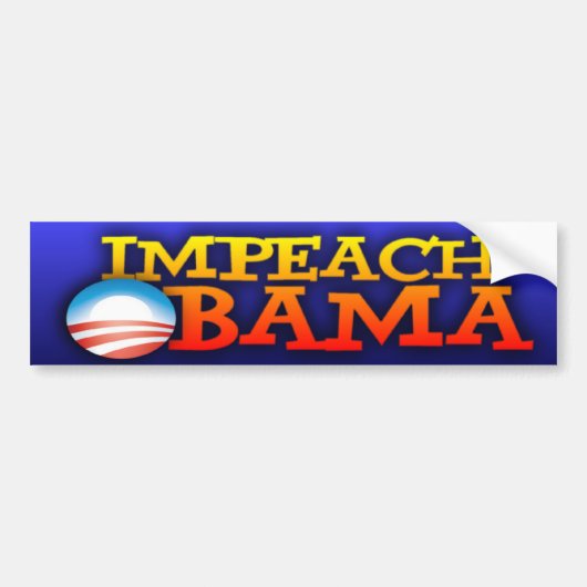 Impeach Obama Bumpersticker (Voorkant)