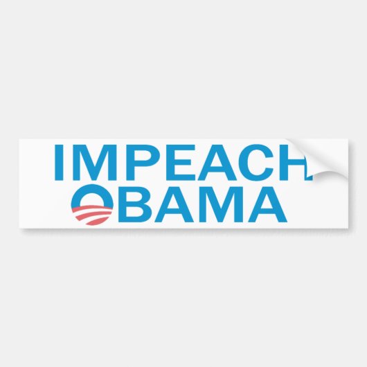 Impeach Obama Bumpersticker (Voorkant)