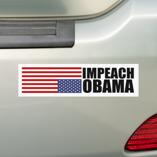 Impeach Obama Bumpersticker (Op auto)