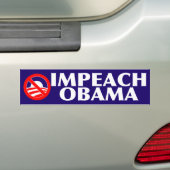 Impeach Obama Bumpersticker (Op auto)