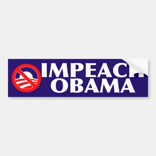 Impeach Obama Bumpersticker (Voorkant)