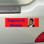 Impeach Obama Bumpersticker (Op auto)
