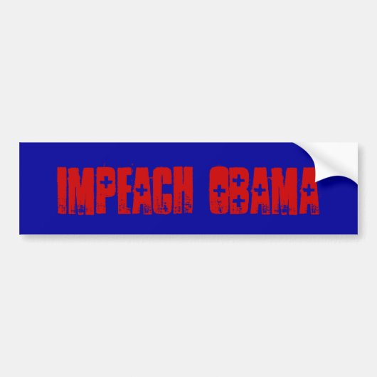 IMPEACH OBAMA BUMPERSTICKER (Voorkant)