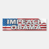 Impeach Obama Bumpersticker (Voorkant)