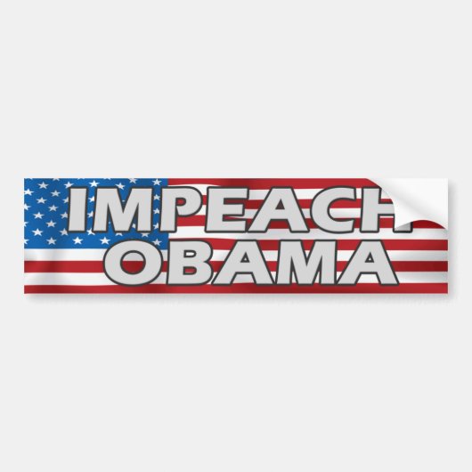 Impeach Obama Bumpersticker (Voorkant)