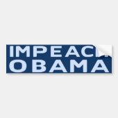 Impeach Obama Bumpersticker (Voorkant)