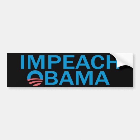 Impeach Obama Bumpersticker (Voorkant)