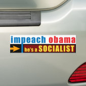 Impeach Obama Bumpersticker (Op auto)