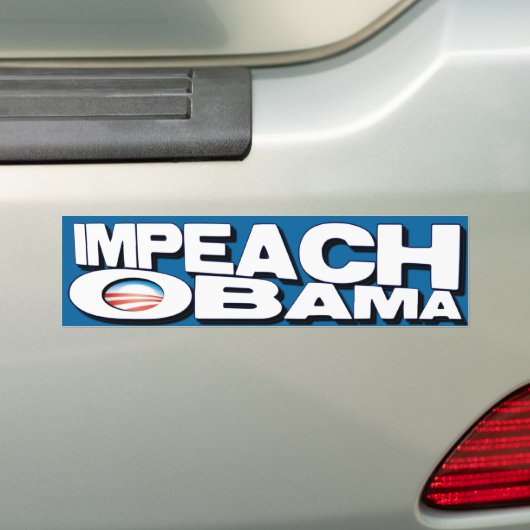 Impeach Obama Bumpersticker (Op auto)