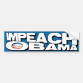 Impeach Obama Bumpersticker (Voorkant)