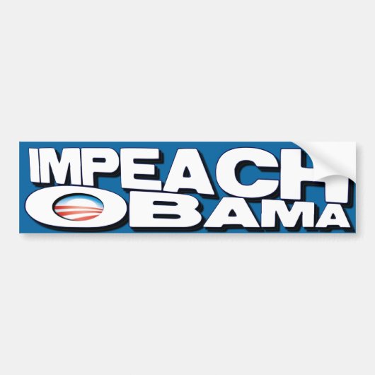 Impeach Obama Bumpersticker (Voorkant)