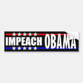 Impeach Obama Bumpersticker (Voorkant)