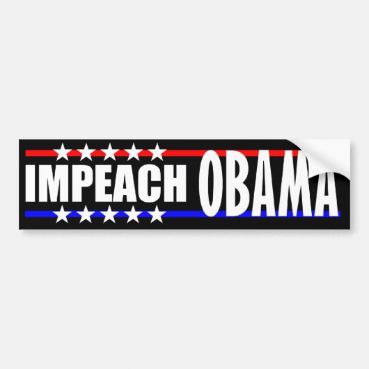 Impeach Obama Bumpersticker (Voorkant)