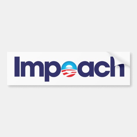 Impeach Obama Bumpersticker (Voorkant)