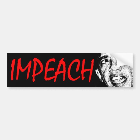 Impeach Obama Bumpersticker (Voorkant)