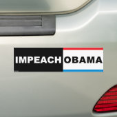 Impeach Obama Bumpersticker (Op auto)