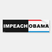 Impeach Obama Bumpersticker (Voorkant)