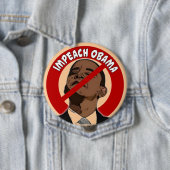 Impeach Obama Ronde Button 4,0 Cm (In situ)