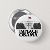 Impeach Obama Ronde Button 5,7 Cm (Voorkant /achterkant)