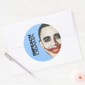 Impeach Obama Ronde Sticker (Envelop)