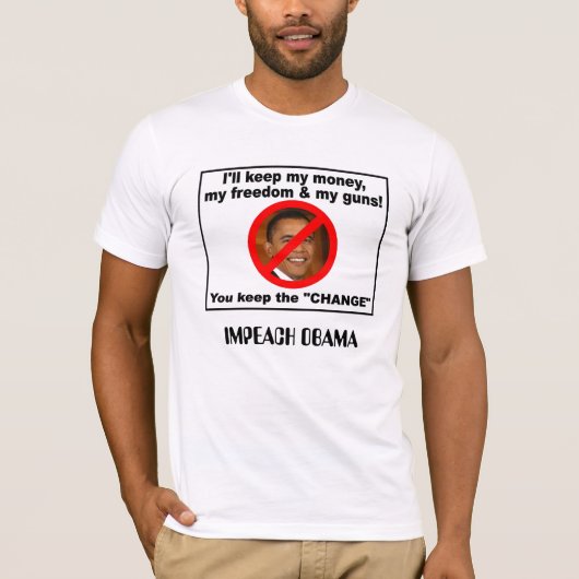 Impeach OBAMA T-shirt (Voorkant)