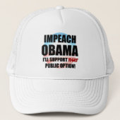 Impeach Obama Trucker Pet (Voorkant)